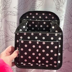 Polka Dot Black and White Organizer